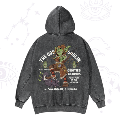 Purplehecate The Odd Goblin Washed Hoodie