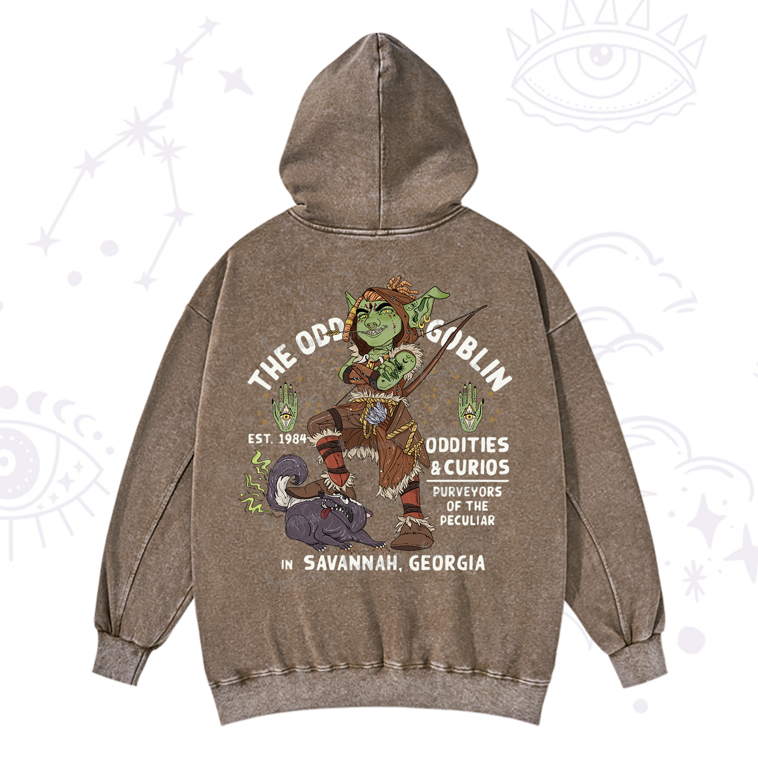 Purplehecate The Odd Goblin Washed Hoodie
