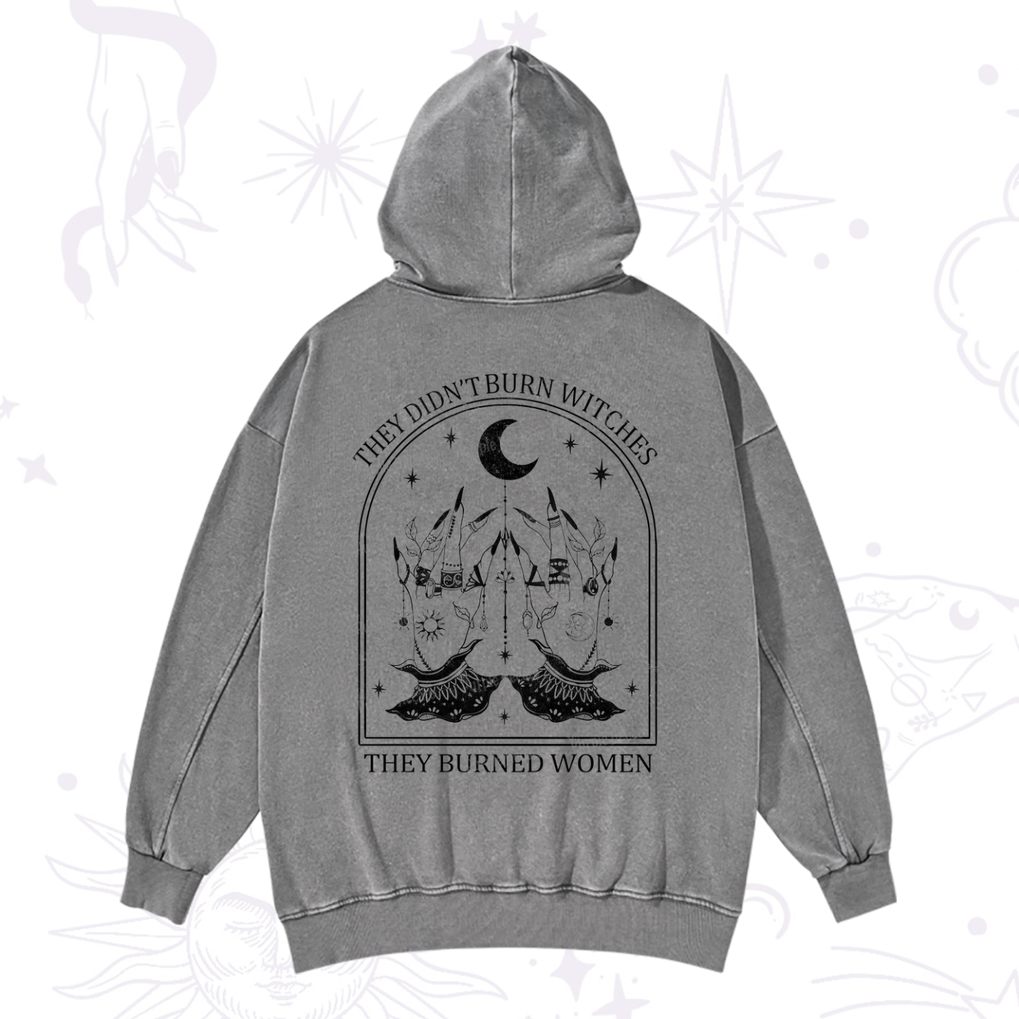 Purplehecate They Didn't Burn Witches Washed Hoodie