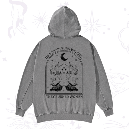 Purplehecate They Didn't Burn Witches Washed Hoodie
