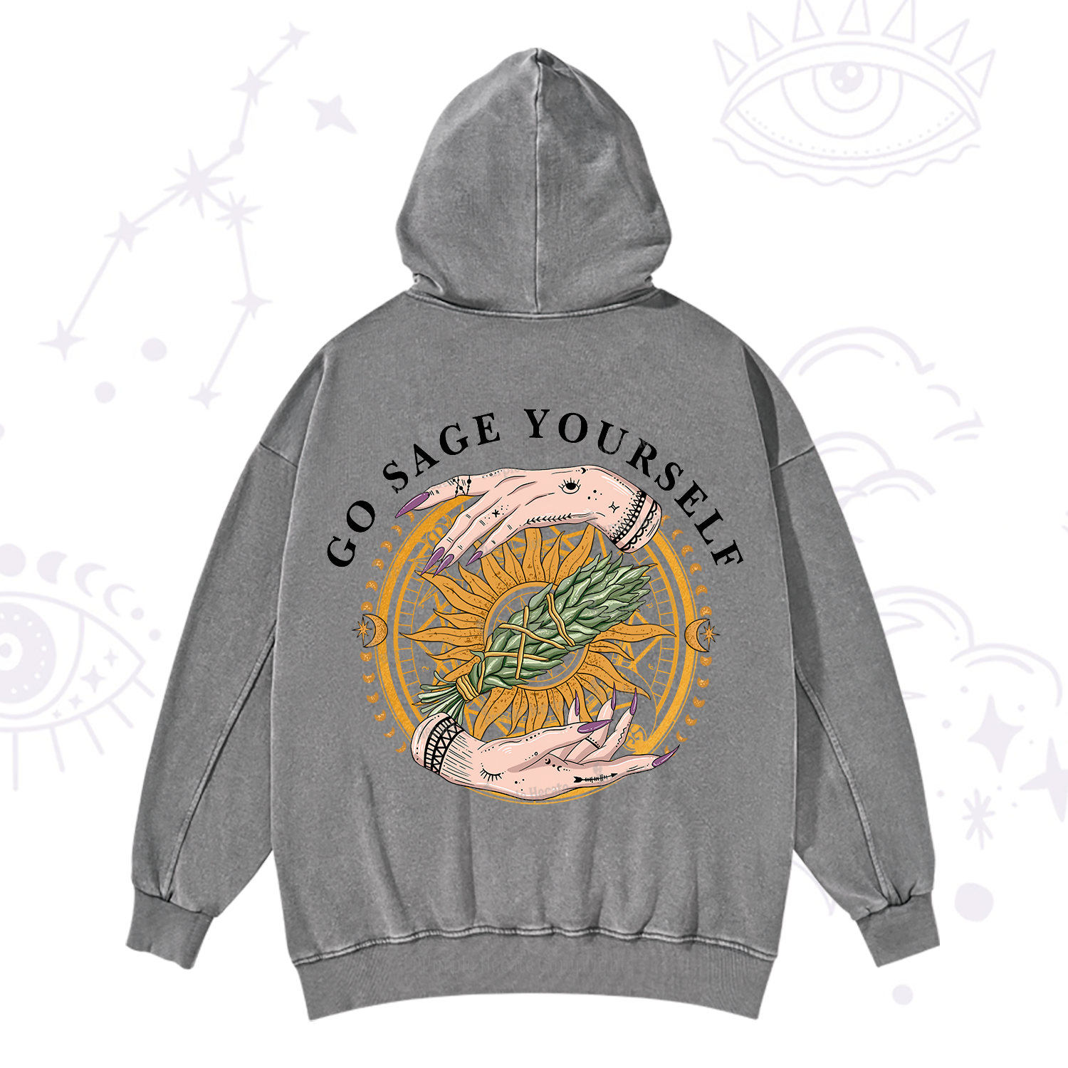 Purplehecate Sage Your Spirit Washed Hoodie