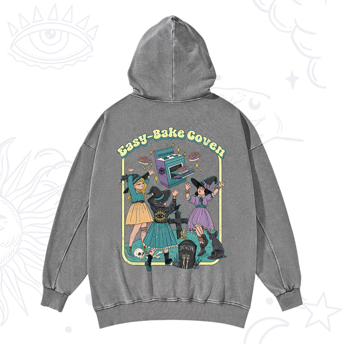 Purplehecate Easy Bake Coven Washed Hoodie