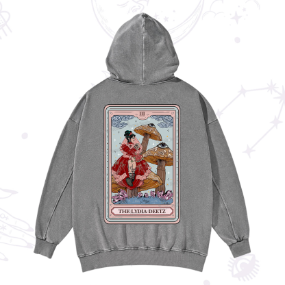 Purplehecate The Lydia Deetz Tarot Washed Hoodie
