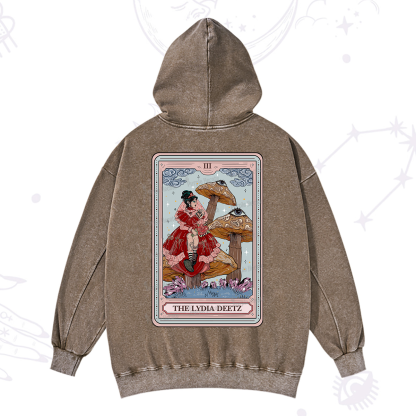 Purplehecate The Lydia Deetz Tarot Washed Hoodie
