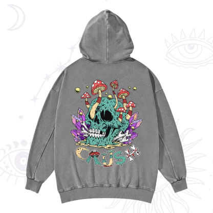 Purplehecate Magic Skeleton Washed Hoodie