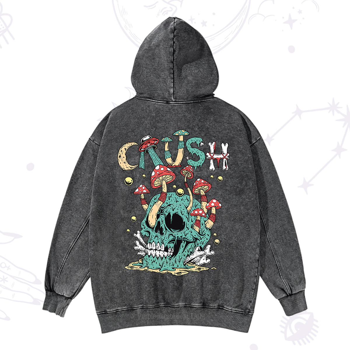 Purplehecate Crush Washed Hoodie