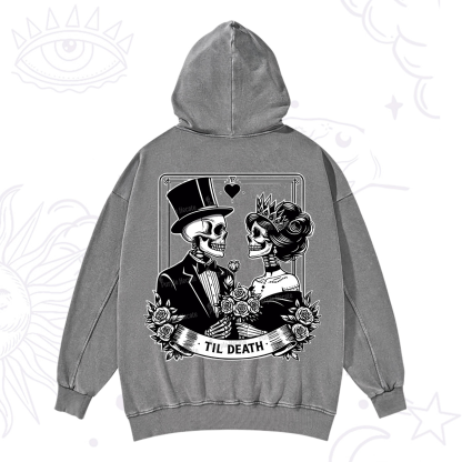 Purplehecate Til Death Washed Hoodie