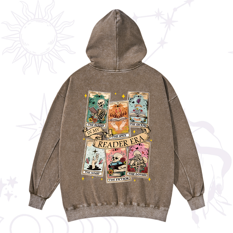 Purplehecate In My Reader Era Washed Hoodie