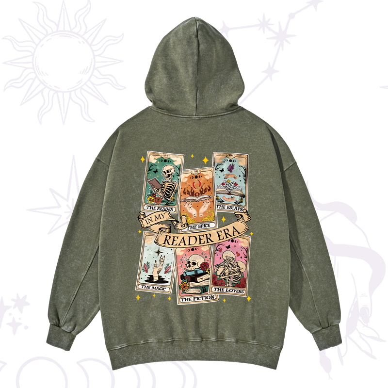 Purplehecate In My Reader Era Washed Hoodie