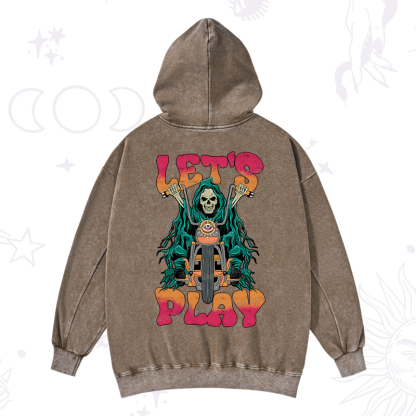 Purplehecate Let's Play Washed Hoodie