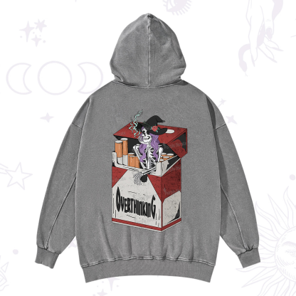 Purplehecate Overthinking Washed Hoodie