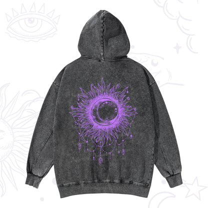 Purplehecate Starry Eye Washed Hoodie