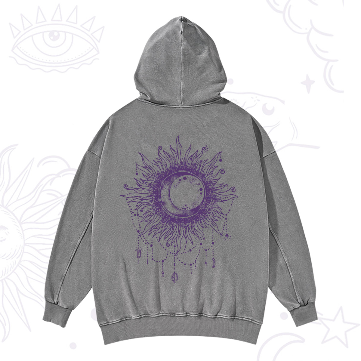 Purplehecate Starry Eye Washed Hoodie