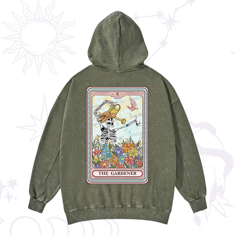 Purplehecate The Gardener Tarto Washed Hoodie