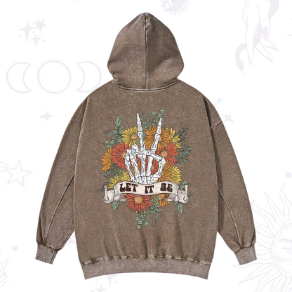 Purplehecate Letting Go Bravely Washed Hoodie