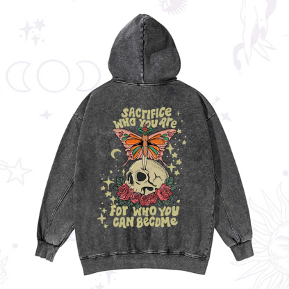 Purplehecate For Who You Can Become Washed Hoodie