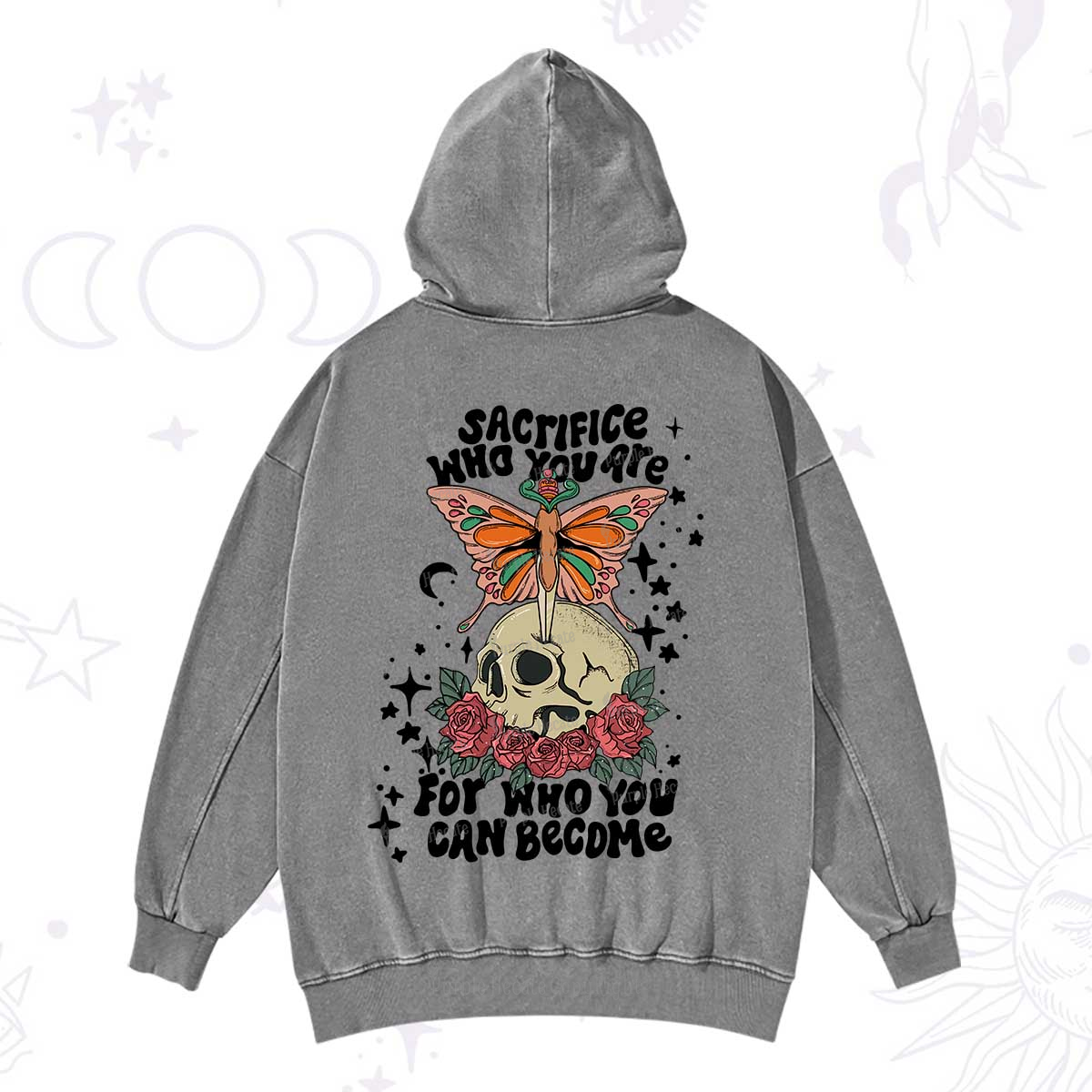 Purplehecate For Who You Can Become Washed Hoodie