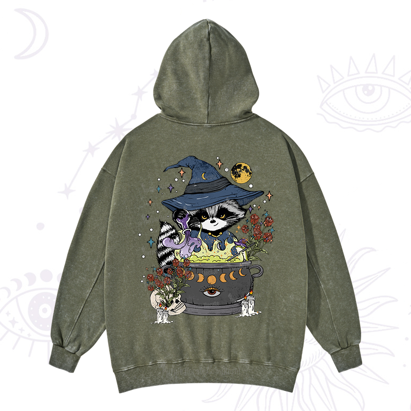 Alchemy Journey of the Raccoon Washed Hoodie