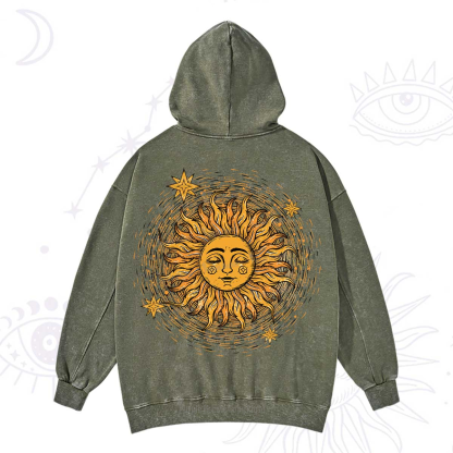 Purplehecate Celestial Sun Washed Hoodie