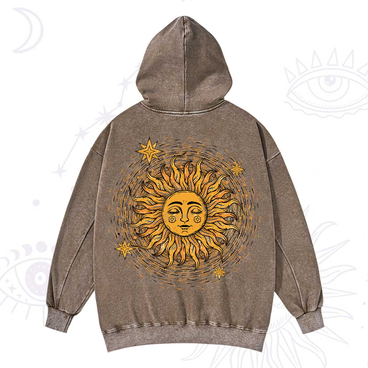 Purplehecate Celestial Sun Washed Hoodie