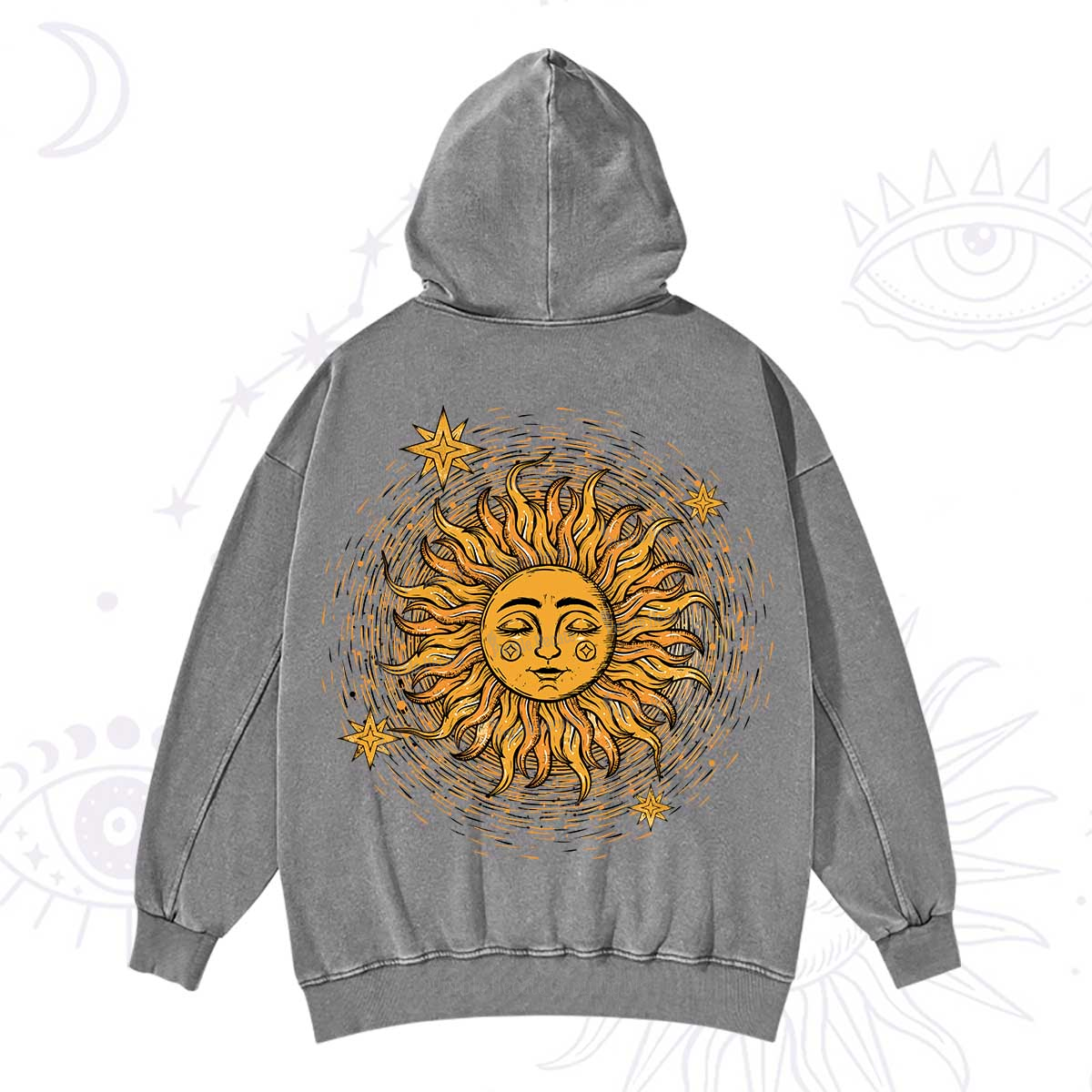 Purplehecate Celestial Sun Washed Hoodie