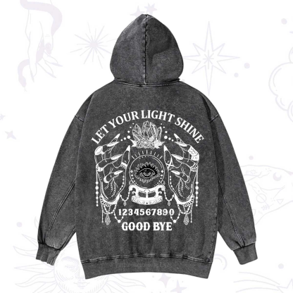 Purplehecate Let Your Light Shine Washed Hoodie