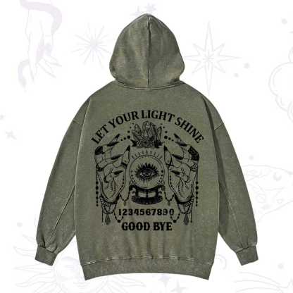 Purplehecate Let Your Light Shine Washed Hoodie