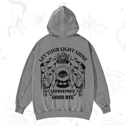 Purplehecate Let Your Light Shine Washed Hoodie
