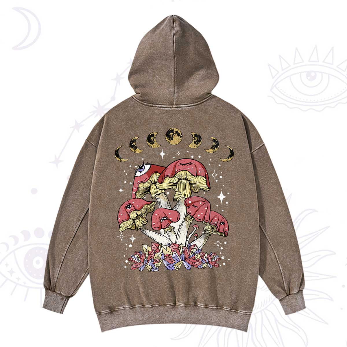 Purplehecate Magic Mushroom Washed Hoodie
