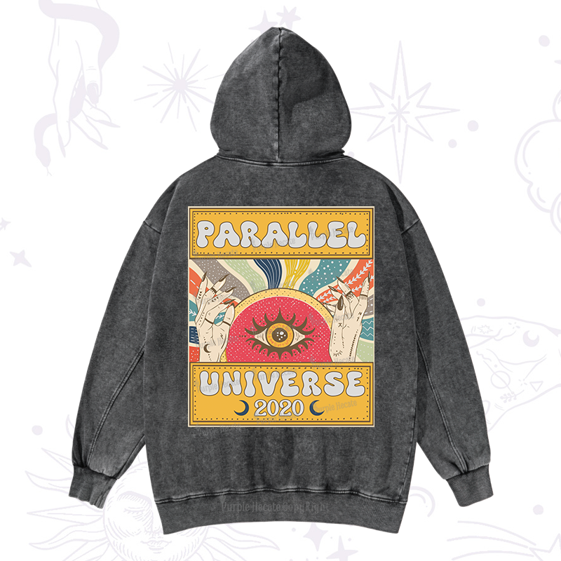 Purplehecate Parallel Universe Washed Hoodie