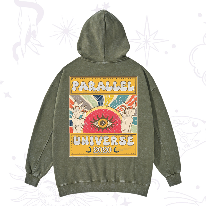 Purplehecate Parallel Universe Washed Hoodie