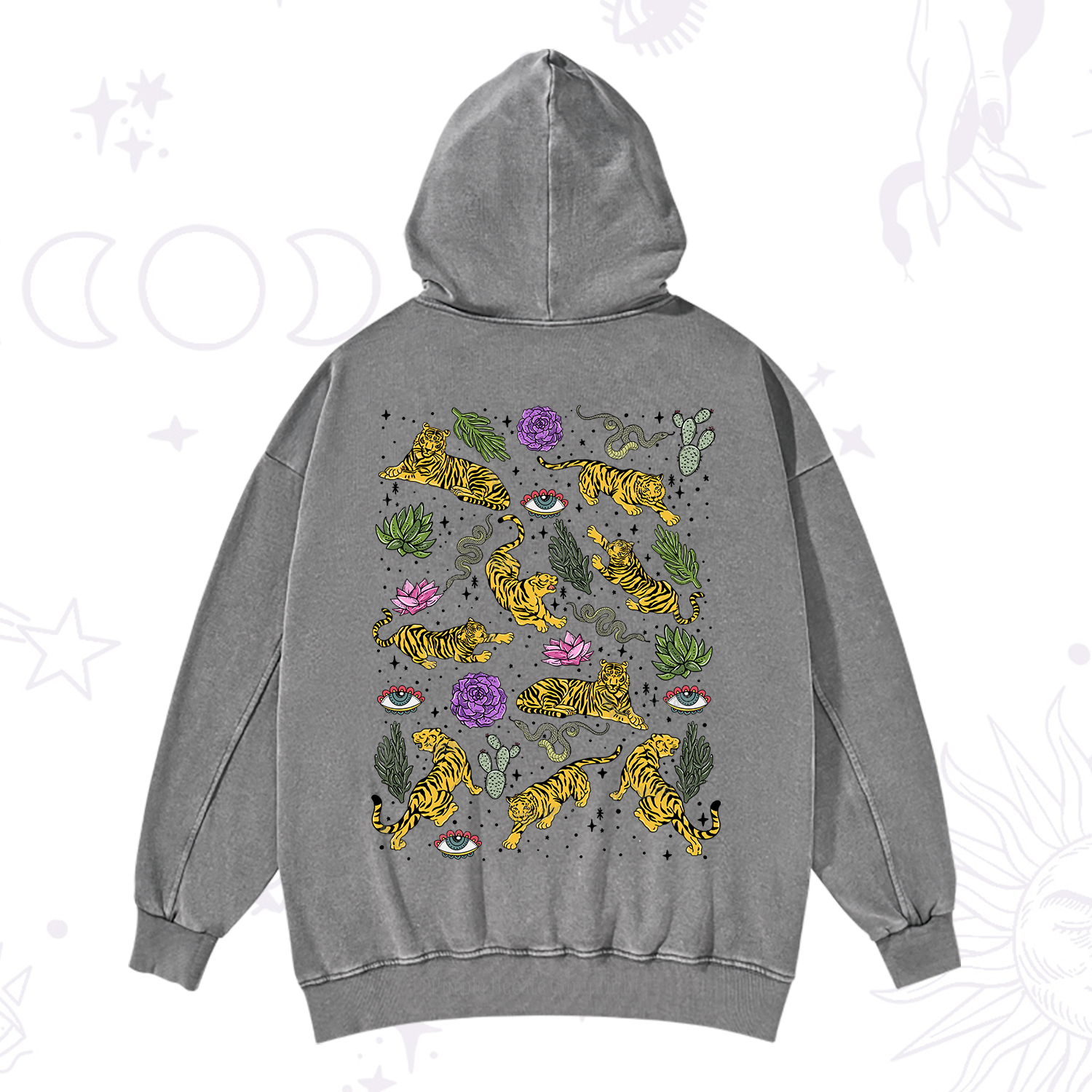 Purplehecate Desert Tiger Washed Hoodie