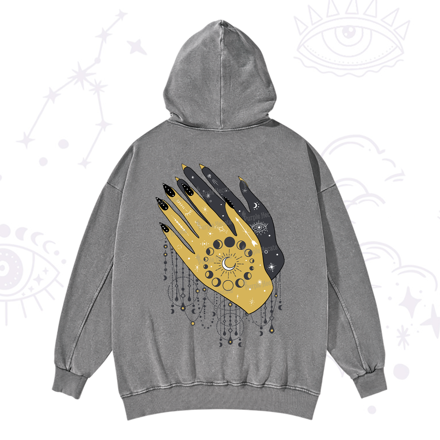 Purplehecate Wash Your Hands Washed Hoodie