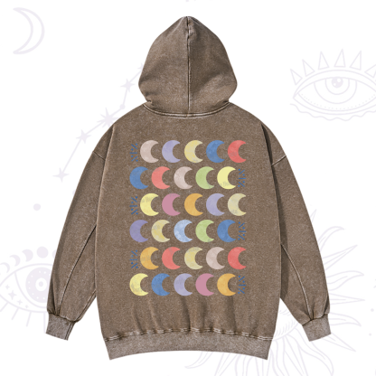 Purplehecate Every Phase Of Me Washed Hoodie