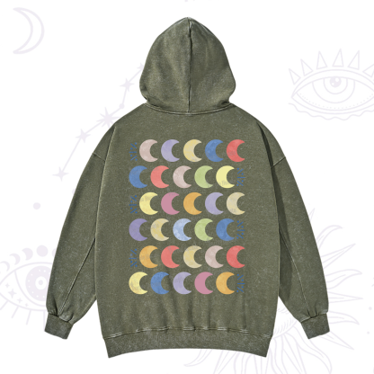 Purplehecate Every Phase Of Me Washed Hoodie