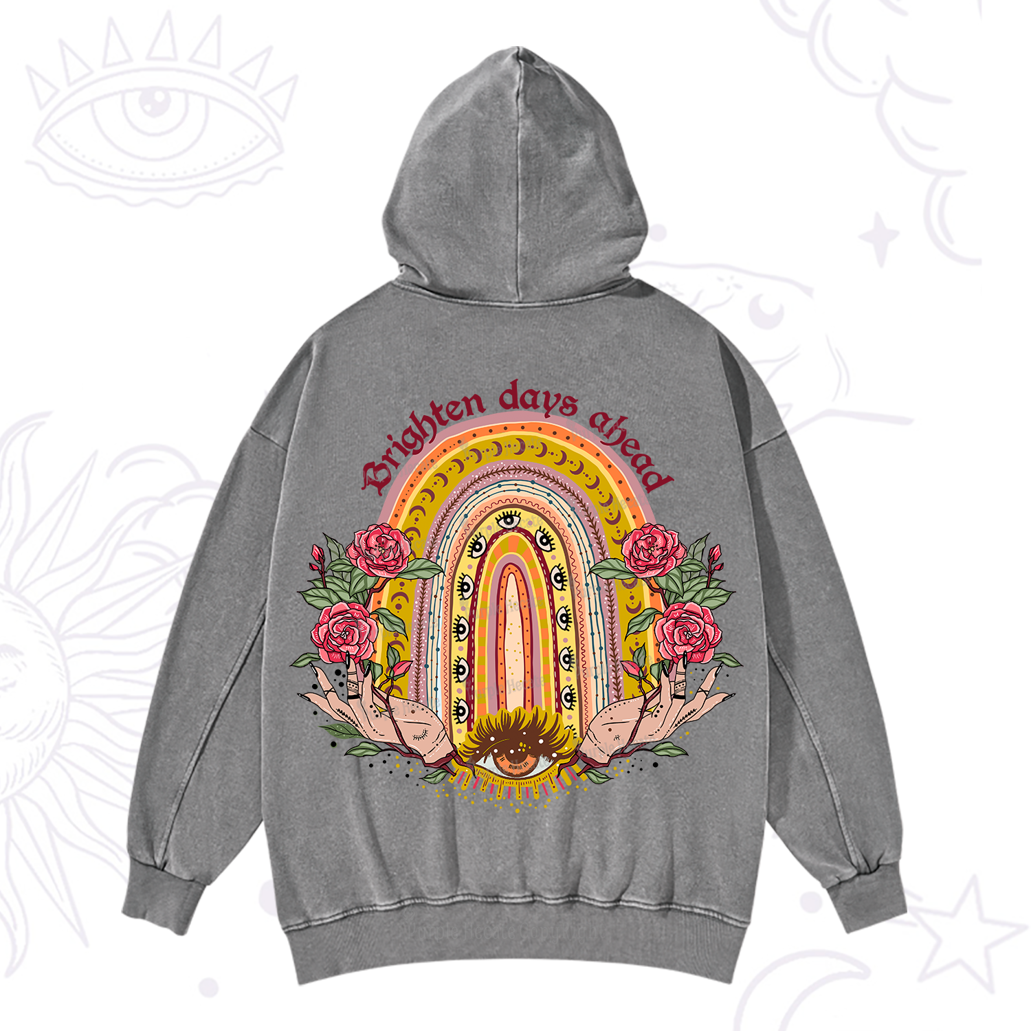 Purplehecate Brighten Days Ahead Washed Hoodie