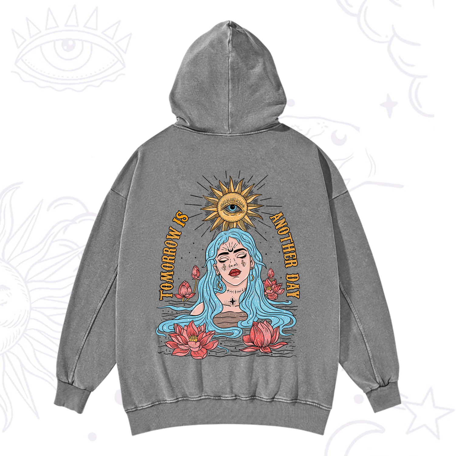 Purplehecate Tomorrow Is Another Day Washed Hoodie