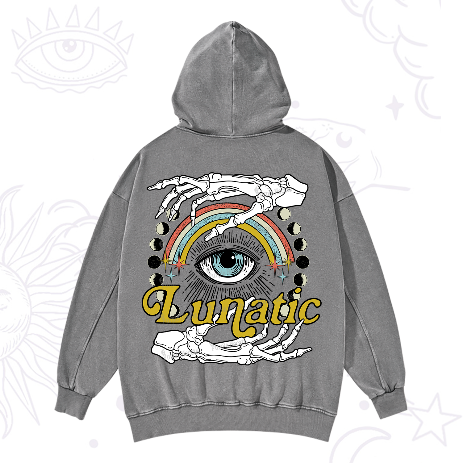 Purplehecate Lunatic Washed Hoodie