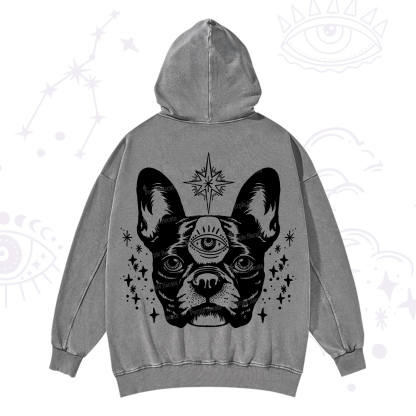 Purplehecate Like A Boss Washed Hoodie
