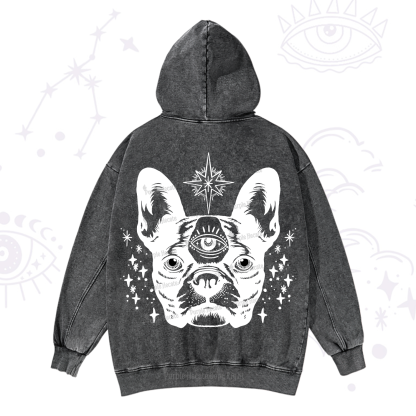 Purplehecate Like A Boss Washed Hoodie