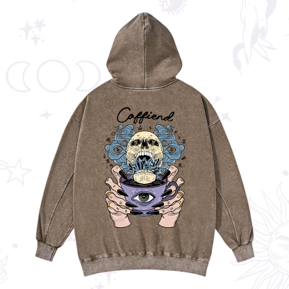 Purplehecate Caffiend Washed Hoodie