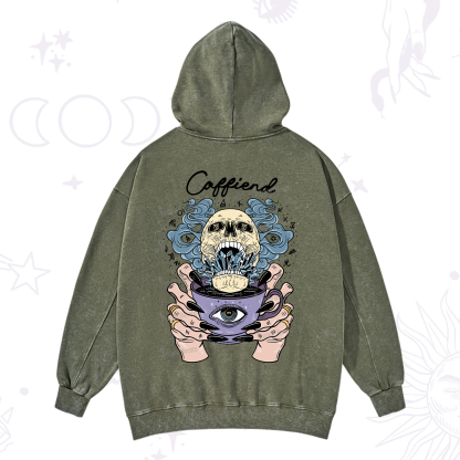 Purplehecate Caffiend Washed Hoodie