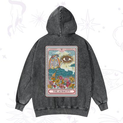 Purplehecate The Audacity Tarot Washed Hoodie