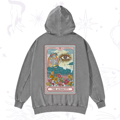 Purplehecate The Audacity Tarot Washed Hoodie