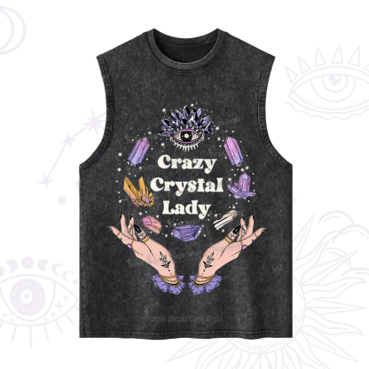 Purplehecate Crazy Crystal Lady Washed Tank