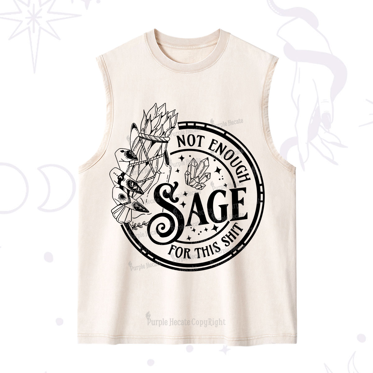 Purplehecate Not Enough Smudge for This Shit Washed Tank