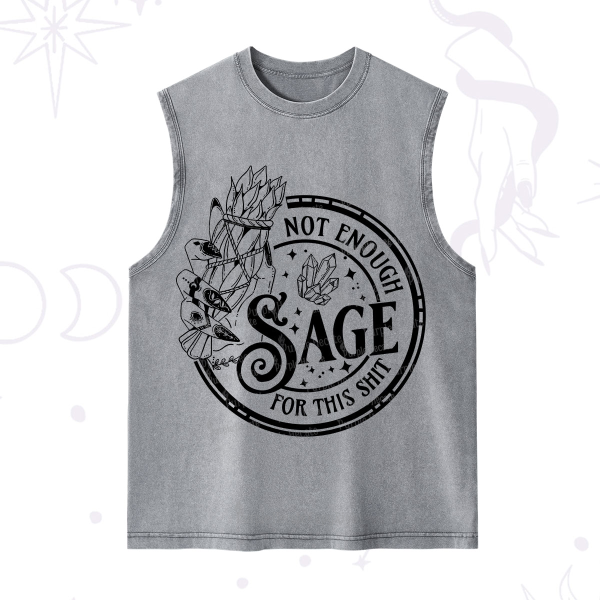 Purplehecate Not Enough Smudge for This Shit Washed Tank