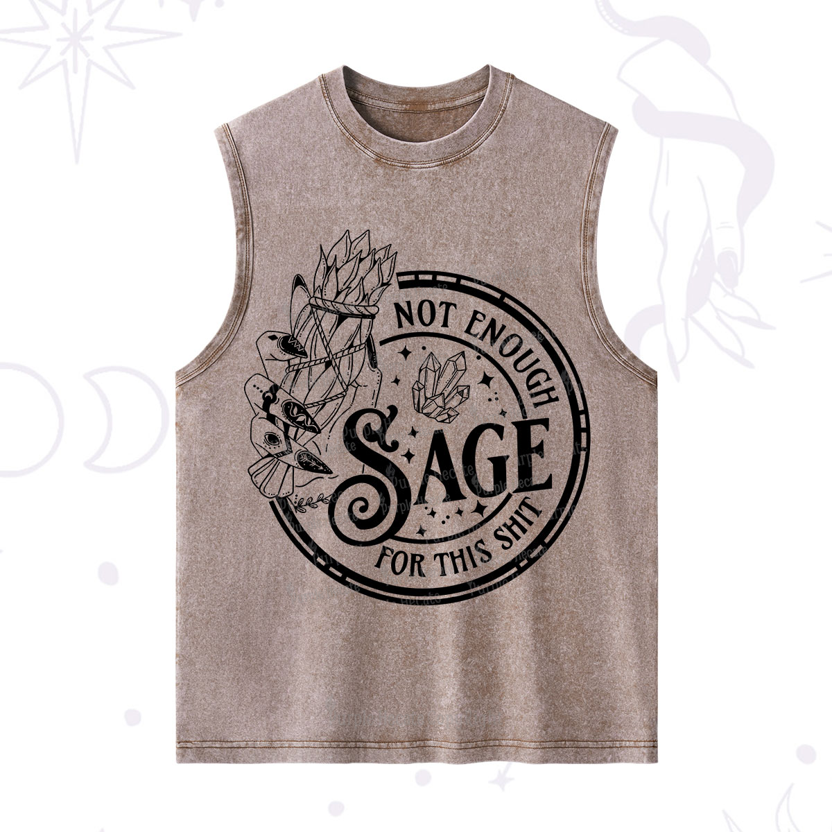 Purplehecate Not Enough Smudge for This Shit Washed Tank