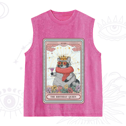 Purplehecate The Birthday Queen Tarot Washed Tank