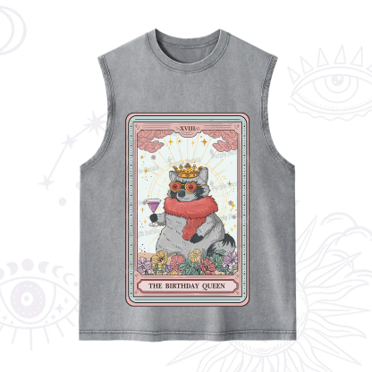 Purplehecate The Birthday Queen Tarot Washed Tank